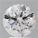 Lab Grown Diamond 4.54 Carats, Round with Ideal Cut, F Color, VS1 Clarity and Certified by IGI
