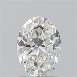 Foto Diamante Natural 1.20 quilates, Ovalado , Color H, claridad SI1 y certificado GIA de