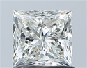 Diamante Natural 1.01 quilates, Princesa , Color H, claridad VVS1 y certificado IGI
