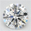 Lab Grown Diamond 3.19 Carats, Round with Ideal Cut, D Color, IF Clarity and Certified by IGI