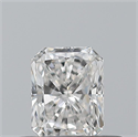 Natural Diamond 0.31 Carats, Radiant with  Cut, E Color, VS1 Clarity and Certified by GIA
