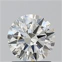 Natural Diamond 1.30 Carats, Round with Excellent Cut, K Color, SI1 Clarity and Certified by GIA