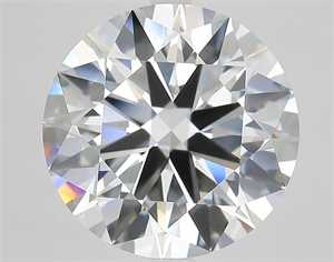 Picture of Lab Grown Diamond 9.01 Carats, Round with Ideal Cut, F Color, VS2 Clarity and Certified by IGI