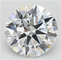Lab Grown Diamond 3.67 Carats, Round with Ideal Cut, D Color, IF Clarity and Certified by IGI