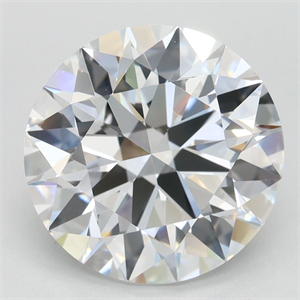 Picture of Lab Grown Diamond 3.67 Carats, Round with Ideal Cut, D Color, IF Clarity and Certified by IGI
