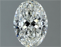 Diamante Natural 1.10 quilates, Ovalado , Color H, claridad VVS1 y certificado IGI
