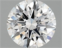 Lab Grown Diamond 1.39 Carats, Round with Ideal Cut, E Color, VS2 Clarity and Certified by IGI