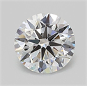 Lab Grown Diamond 1.02 Carats, Round with Ideal Cut, D Color, VVS2 Clarity and Certified by IGI