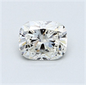 Diamante Natural 0.72 quilates, Del cojín , Color G, claridad I1 y certificado GIA