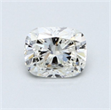 Diamante Natural 0.72 quilates, Del cojín , Color G, claridad I1 y certificado GIA