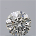Natural Diamond 0.50 Carats, Round with Excellent Cut, H Color, VVS1 Clarity and Certified by IGI