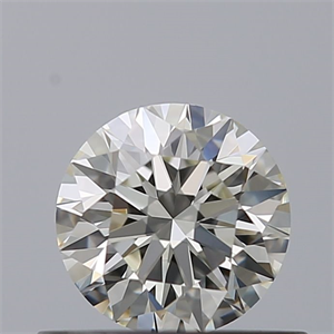 Picture of Natural Diamond 0.50 Carats, Round with Excellent Cut, H Color, VVS1 Clarity and Certified by IGI