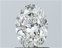 Diamante Natural 0.90 quilates, Ovalado , Color G, claridad SI2 y certificado GIA