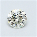 Diamante Natural 0.50 quilates, Redondo , Color M, claridad VVS1 y certificado GIA