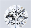 Lab Grown Diamond 6.05 Carats, Round with Ideal Cut, E Color, VVS2 Clarity and Certified by IGI