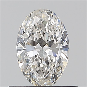 Picture of Natural Diamond 0.50 Carats, Oval with  Cut, G Color, IF Clarity and Certified by GIA
