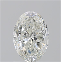 Natural Diamond 1.33 Carats, Oval with  Cut, I Color, VVS2 Clarity and Certified by GIA