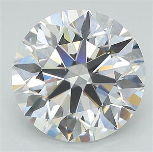 Picture of Lab Grown Diamond 3.53 Carats, Round with Ideal Cut, E Color, VVS2 Clarity and Certified by IGI