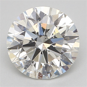 Picture of Natural Diamond 0.80 Carats, Round with Excellent Cut, H Color, SI2 Clarity and Certified by GIA