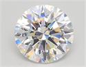 Lab Grown Diamond 6.58 Carats, Round with Ideal Cut, F Color, VS1 Clarity and Certified by IGI