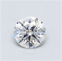 Natural Diamond 0.70 Carats, Round with Excellent Cut, G Color, VS2 Clarity and Certified by GIA