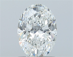 Picture of Natural Diamond 1.01 Carats, Oval with  Cut, G Color, SI1 Clarity and Certified by GIA