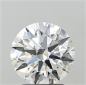 Del inventario de diamantes de laboratorio, 2.60 quilates, Redondo , Color E, claridad VVS2 y certificado IGI