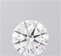 Lab Grown Diamond 1.51 Carats, Round with Ideal Cut, F Color, VVS2 Clarity and Certified by IGI