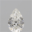 Natural Diamond 0.70 Carats, Pear with  Cut, G Color, VS1 Clarity and Certified by GIA
