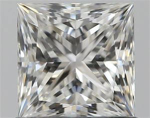 Picture of Natural Diamond 0.81 Carats, Princess with  Cut, H Color, VS2 Clarity and Certified by GIA