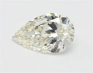 Picture of Natural Diamond 0.53 Carats, Pear with  Cut, K Color, VVS1 Clarity and Certified by GIA