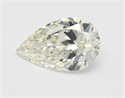 Natural Diamond 0.53 Carats, Pear with  Cut, K Color, VVS1 Clarity and Certified by GIA