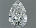 Natural Diamond 0.80 Carats, Pear with  Cut, G Color, SI1 Clarity and Certified by IGI