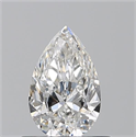 Diamante Natural 0.52 quilates, De pera , Color G, claridad VS2 y certificado GIA