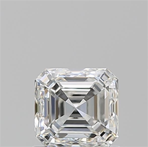 Foto Diamante Natural 1.01 quilates, Asscher , Color H, claridad VVS2 y certificado GIA de