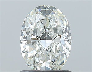 Picture of Natural Diamond 0.90 Carats, Oval with  Cut, I Color, VVS1 Clarity and Certified by GIA