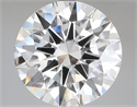 Lab Grown Diamond 7.04 Carats, Round with Excellent Cut, E Color, VVS2 Clarity and Certified by IGI