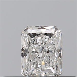 Picture of Natural Diamond 0.26 Carats, Radiant with  Cut, E Color, VS1 Clarity and Certified by GIA