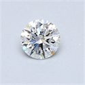 Diamante Natural 0.46 quilates, Redondo , Color G, claridad SI1 y certificado GIA