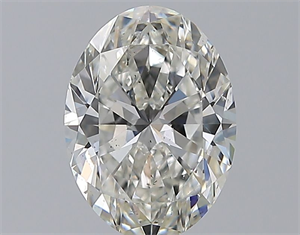 Picture of Natural Diamond 2.50 Carats, Oval with  Cut, H Color, SI1 Clarity and Certified by GIA