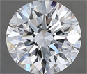 Natural Diamond 3.01 Carats, Round with Excellent Cut, E Color, VS1 Clarity and Certified by GIA