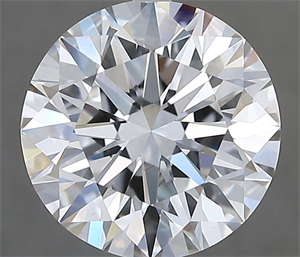 Picture of Natural Diamond 3.01 Carats, Round with Excellent Cut, E Color, VS1 Clarity and Certified by GIA