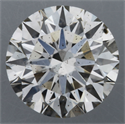 Natural Diamond 0.70 Carats, Round with Excellent Cut, K Color, SI2 Clarity and Certified by GIA