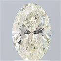 Natural Diamond 1.09 Carats, Oval with  Cut, J Color, VVS1 Clarity and Certified by IGI