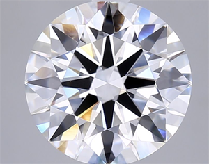 Picture of Lab Grown Diamond 3.01 Carats, Round with Excellent Cut, D Color, VVS1 Clarity and Certified by IGI