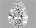 Diamante Natural 0.44 quilates, De pera , Color F, claridad SI2 y certificado GIA