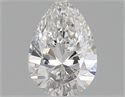 Diamante Natural 0.44 quilates, De pera , Color F, claridad SI2 y certificado GIA