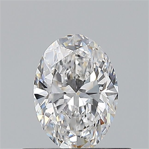 Picture of Natural Diamond 0.50 Carats, Oval with  Cut, E Color, VVS2 Clarity and Certified by GIA