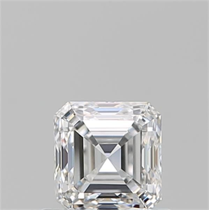 Foto Diamante Natural 0.70 quilates, Asscher , Color E, claridad VVS2 y certificado GIA de