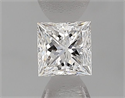Natural Diamond 0.37 Carats, Princess with  Cut, F Color, VS2 Clarity and Certified by GIA